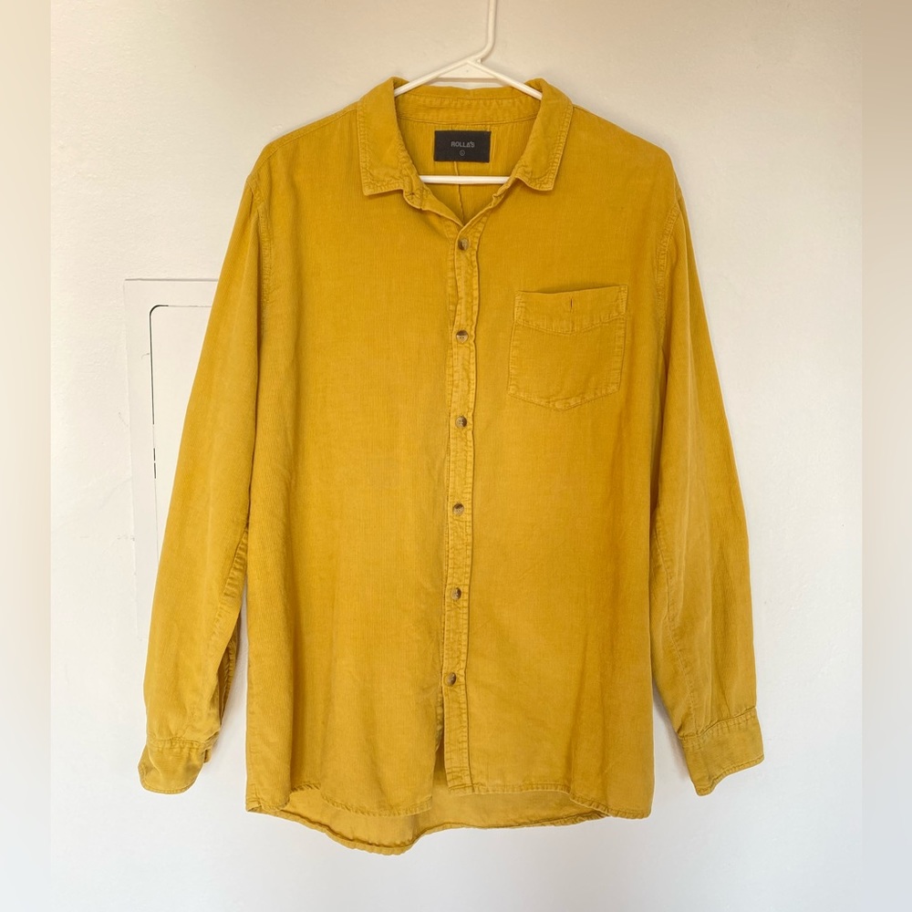 Rolla’s men’s corduroy button down shirt